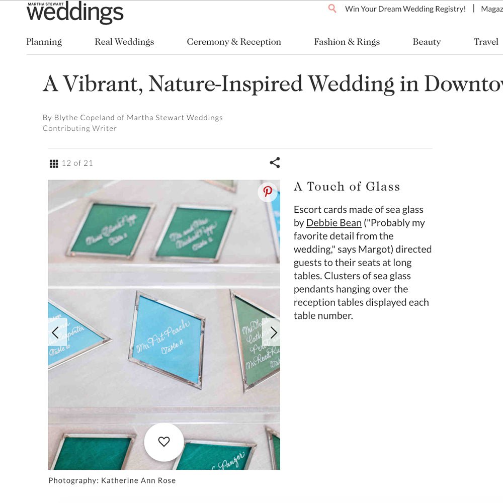Martha Stewart Weddings - Debbie Bean
