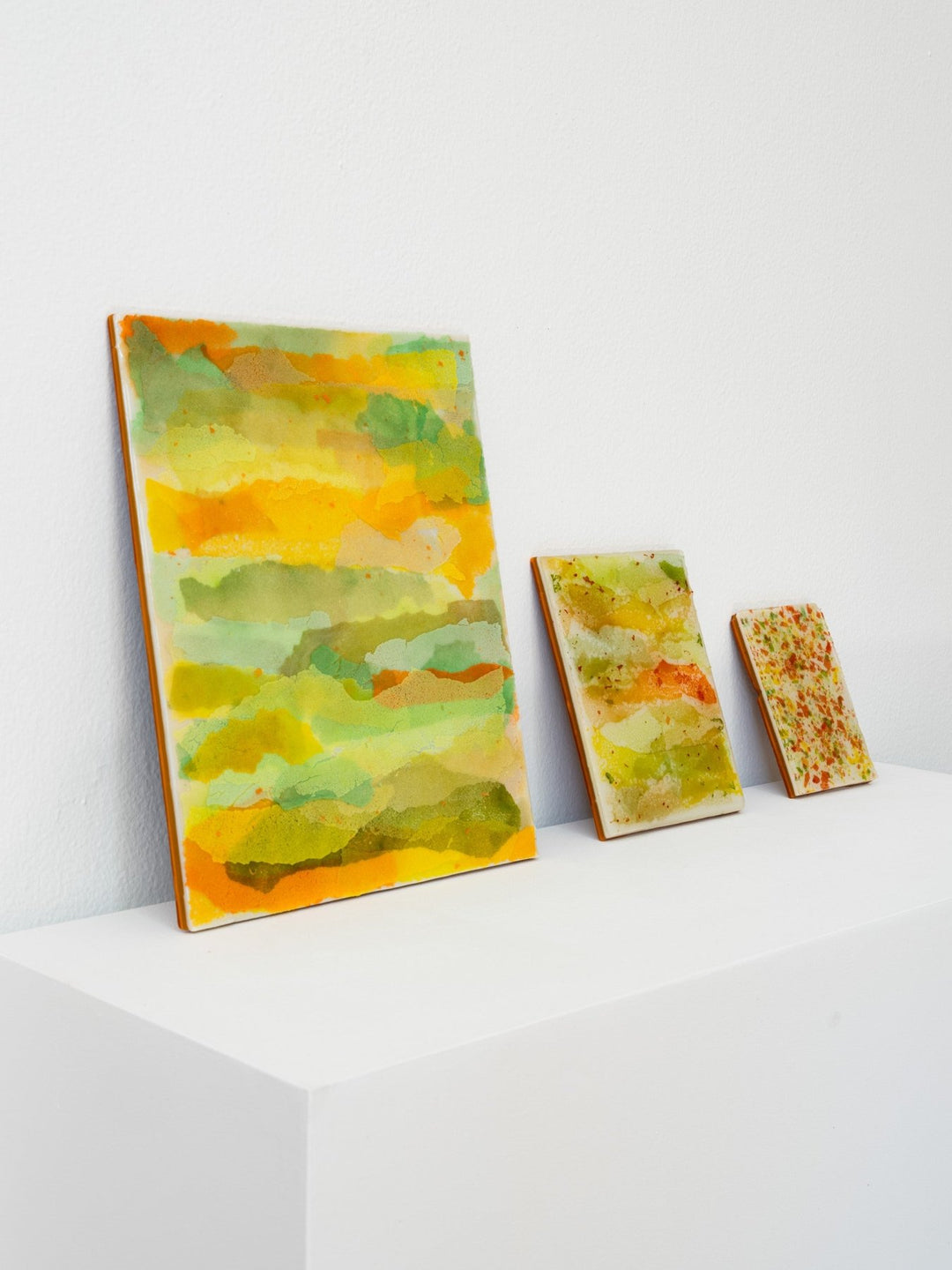 Sedimentary Forms Triptych - Debbie Bean